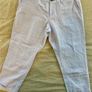Banana Republic Petite Linen Blend Pants – Size 4P – Light Blue